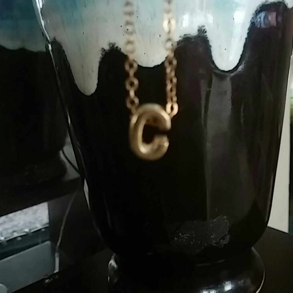 'C' necklace